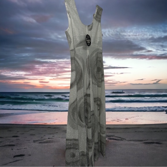 NWT 1960s Sophisticated Miss by Solo made in San Francisco sparkling dress SZ7/8 - Picture 4 of 12